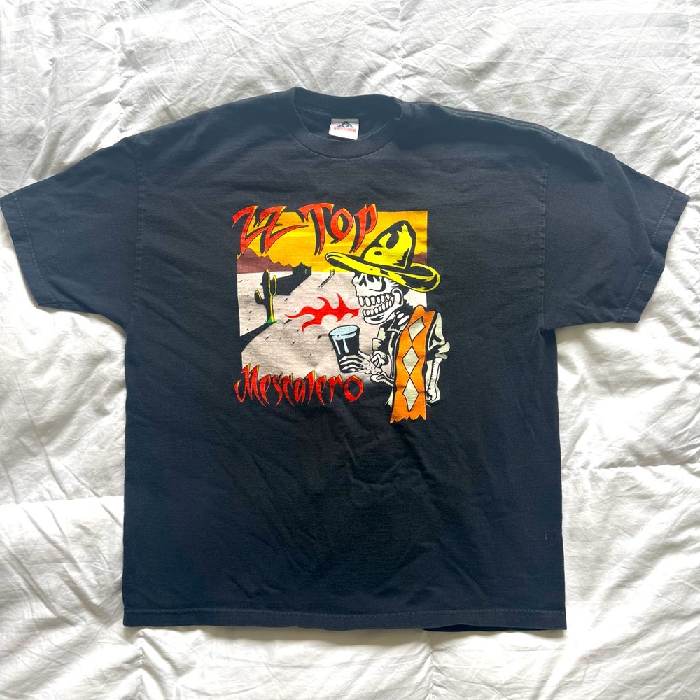 ZZ Top Black band tour T-Shirt 2003